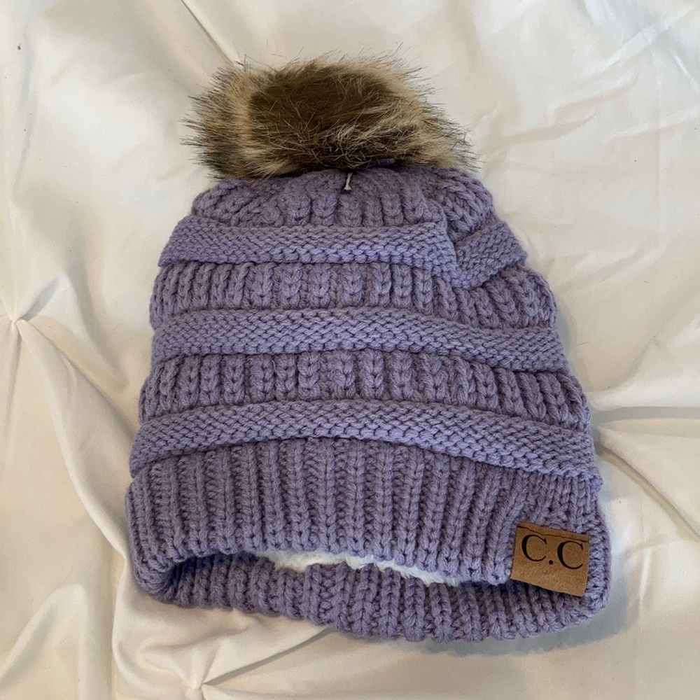 C.C Purple beanie